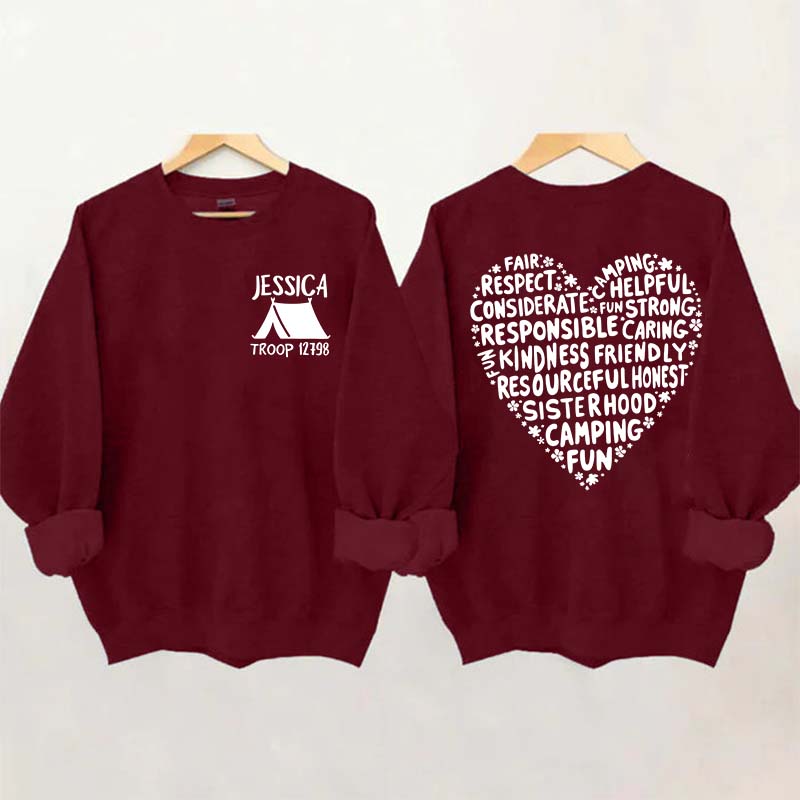 Custom Camp Sweatshirt