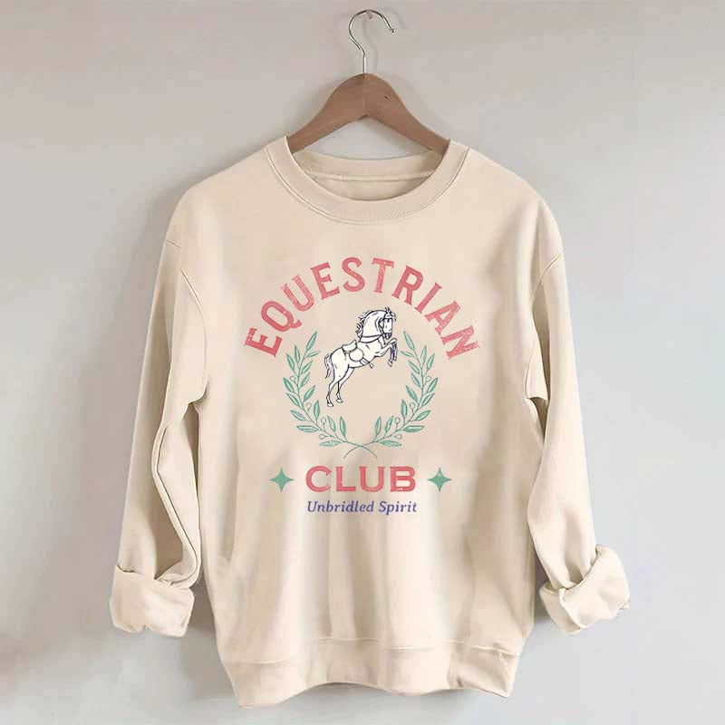 Equestrian Club Retro Sweatshirt