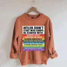 Anti Fascism Protest Sweatshirt