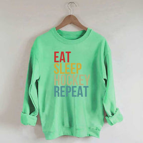 Eat Sleep Hockey Repeat Sweatshirt