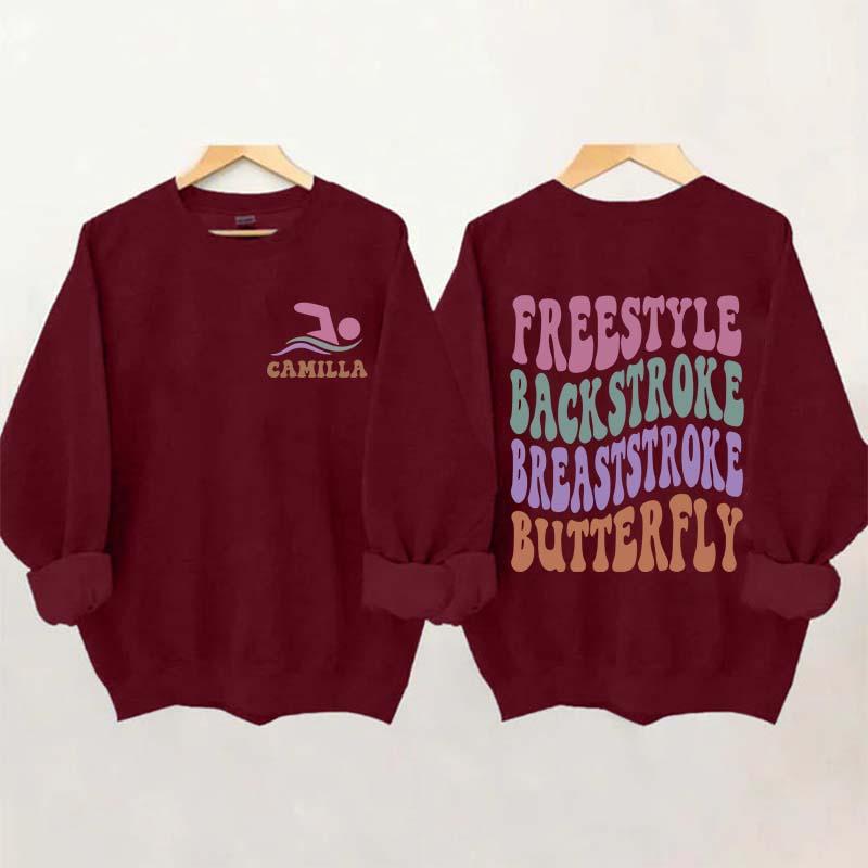 Personalized Name Swim Sweatshirt