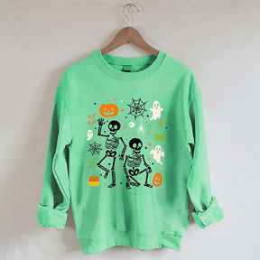 Slightly Subtle FDT Halloween Skeleton Sweatshirt