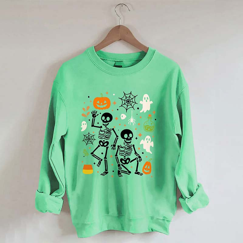 Slightly Subtle FDT Halloween Skeleton Sweatshirt