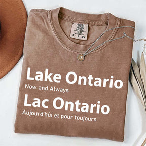 Custom Lake Ontario Now and Always T-Shirt
