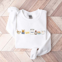 Baking Icons Flour Mixer Rolling Pin Sweatshirt