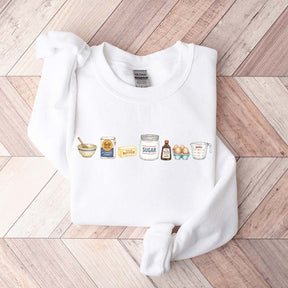 Baking Icons Flour Mixer Rolling Pin Sweatshirt