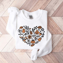 Vintage Pumpkin Cottagecore Fall Sweatshirt