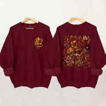 Autumn Cottagecore Autumn Floral Sweatshirt