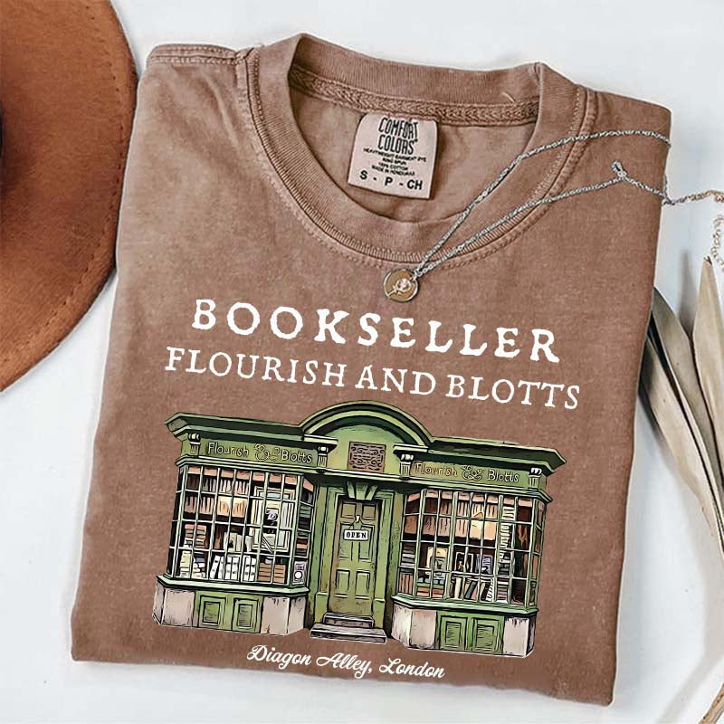 Wizard Bookstore Book Lover T-Shirt