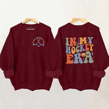 In My Hockey Mom Era Mama Sweatshirt