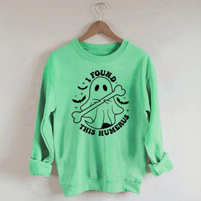 I found this humerus Ghost Holding Bone Sweatshirt