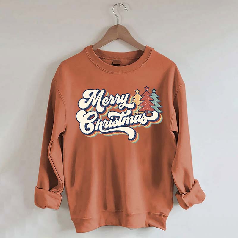 Merry Christmas Family Retro Sweatshirt
