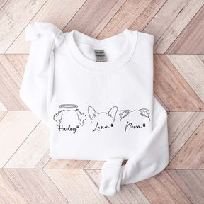 Custom Dog and Cat Ears Sweatshirt