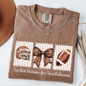 Tis the Season for Touchdowns Football T-Shirt