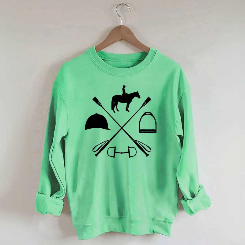 Equestrian Horse Rider Sweatshirt