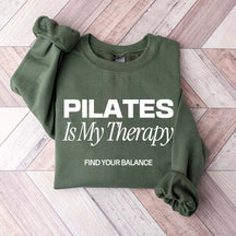 Pilates Is My Therapy Sporty Aesthetic Sweatshirt