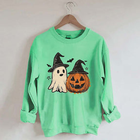 Preppy Floral Pumpkin Sweatshirt