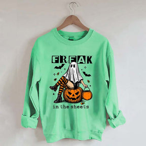 Funny Freak In The Sheets Ghost Girl Sweatshirt