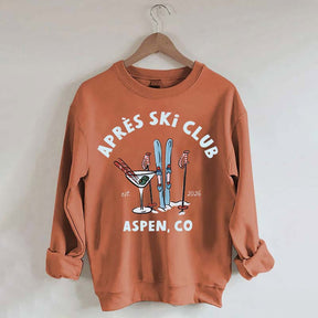 Custom Apres Ski Club Bachelorette Sweatshirt