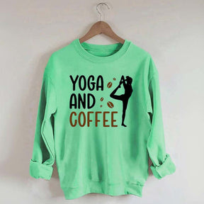 Yoga And Coffee Sweatshirt