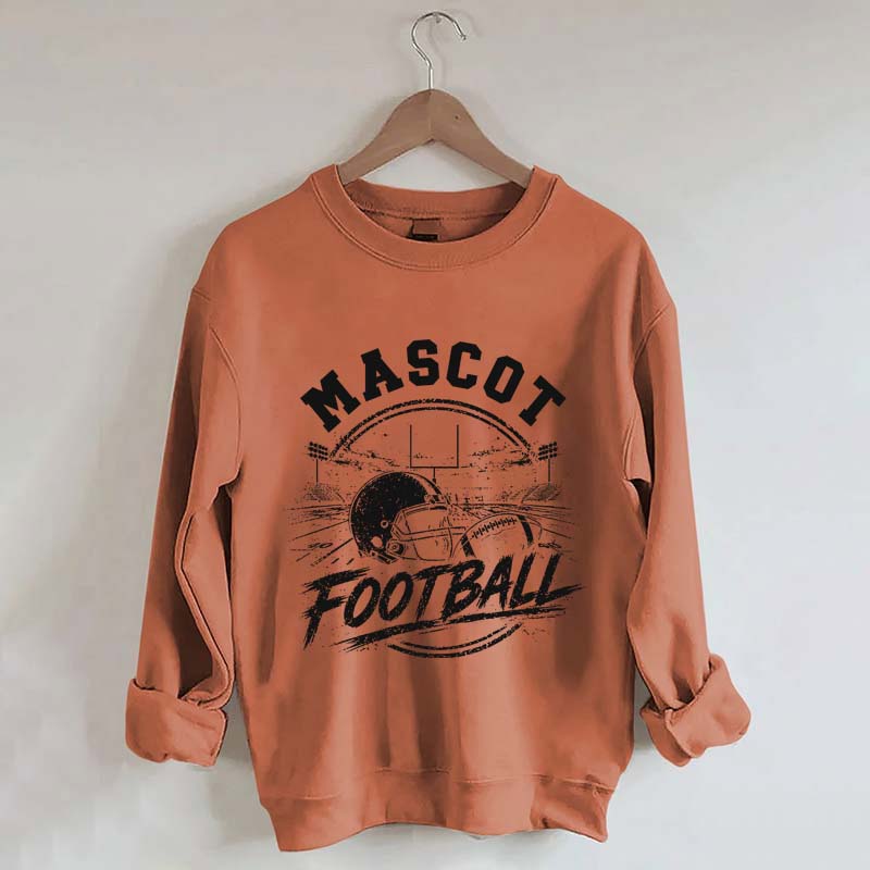 Custom Football Mascot Template Sweatshirt
