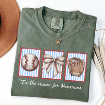 Tis the Season for Homeruns Baseball Mama T-Shirt