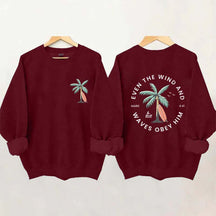 Beachy Backprint Bible Verse Sweatshirt