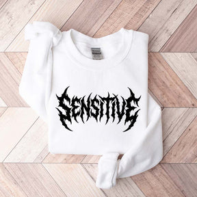 Sensitive Feminist Workout Retro Sweatshirt
