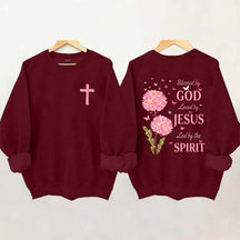 Blessed By God Loved By Jesus Led By The Spirit Sweatshirt