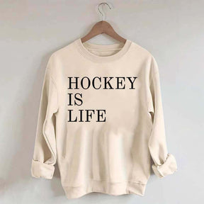 Hockey Is Life Minimalist Sweatshirt