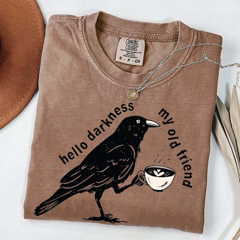 Raven Crow Coffee T-Shirt