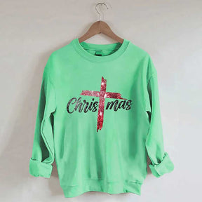 Cross Christmas Sweatshirt