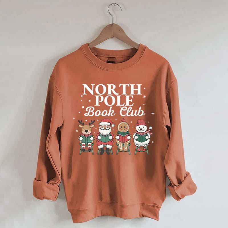 Retro Christmas Bookish Sweatshirt