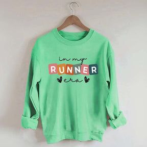 In My Runner Era Funny Marathon Sweatshirt