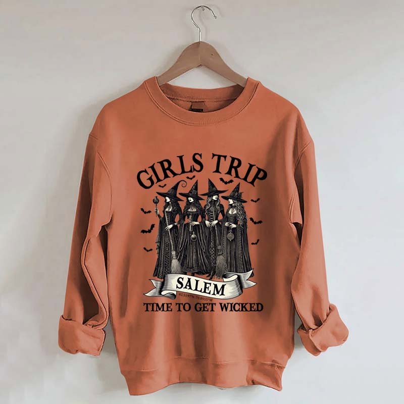 Retro Girls Trip Salem Sweatshirt