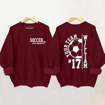 Personalized Soccer Mom Season Sweatshirt
