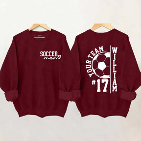 Personalized Soccer Mom Season Sweatshirt