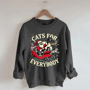 Christmas Cats For Everybody Sweatshirt
