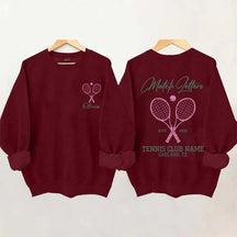 Personalized Tennis Club Coach Sweatshirt
