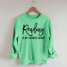 Reading Is My Favorite Sport Bookworm Sweatshirt