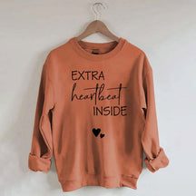 Extra Heartbeat Inside Minimalist Sweatshirt
