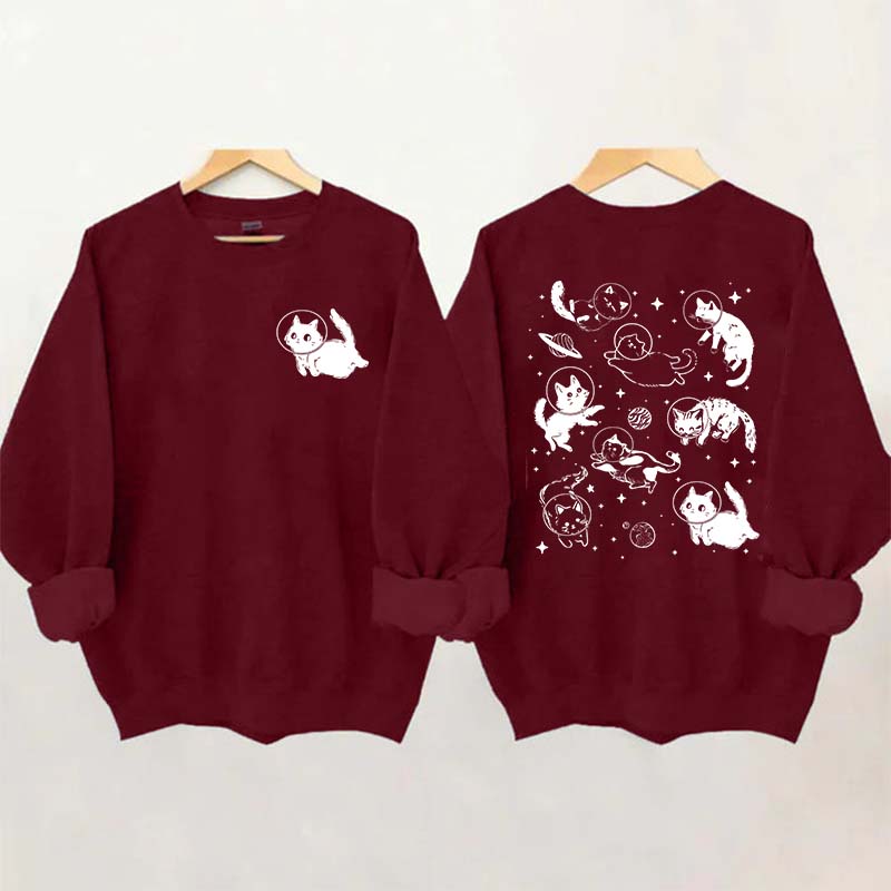 Cats in Space Sweatshirt
