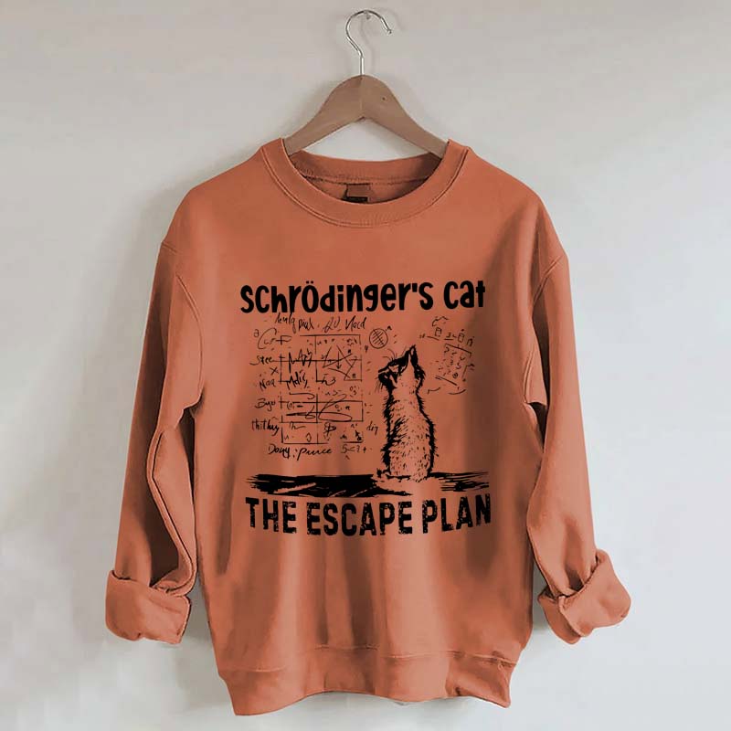 Funny Physics Science Cat Sweatshirt