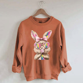 Stylish Bunny Easter Sweatshirt