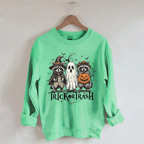 Boo Ghost Racoon Feral Sweatshirt