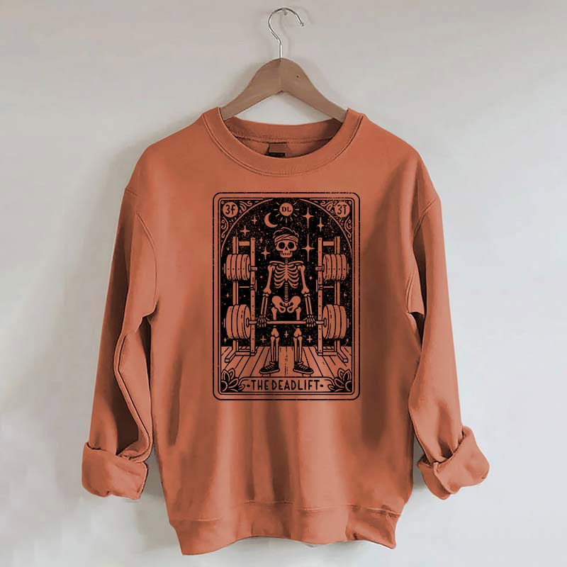 The Deadlift Tarot Card Sport Life Sweatshirt