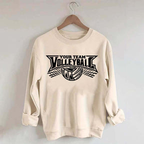 Custom Volleyball Team School Spirit Sweatshirt