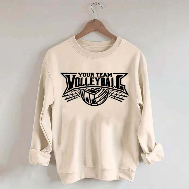 Custom Volleyball Team School Spirit Sweatshirt