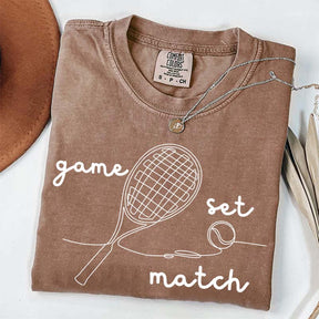 Tennis Game Set Match T-Shirt