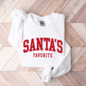 Funny Santas Favorite Christmas Sweatshirt